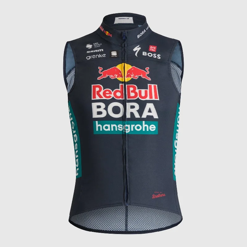 cycling clothing for hard paths-Gilet Sportful Redbull Bora-Hansgrohe 2024 Pro