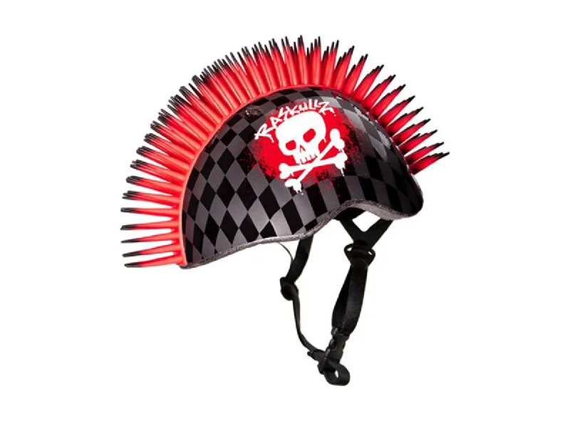 Bicycle helmet cargo space-C.Preme Raskullz Child Safety Helmet - 5 Plus - Skull Hawk-Red