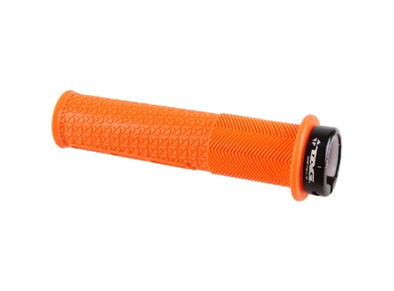 shock-absorbing compact bicycle grips-TAG Metals T1 Braap Grips - Orange