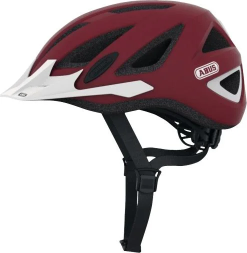 Bicycle helmet tight seal-Abus Urban-I 2.0 Helmet - Marsala Red