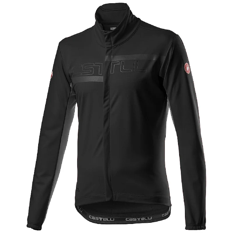 cycling clothing for cold dawns-Giacca Castelli Transition 2 - Nero