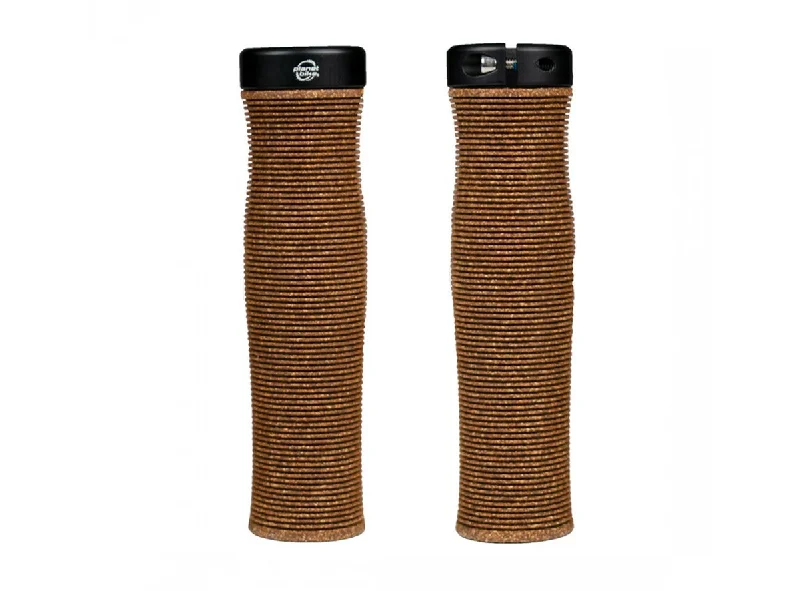 grey bicycle grips-Planet bike Happy Hands Cork Handlebar Grips - Cork