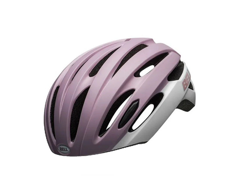 Bicycle helmet daily wear-Bell Avenue MIPS Road Helmet - Womens - Matt Gloss White-Purple - 2020