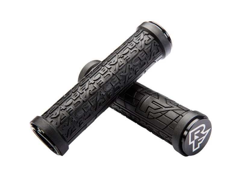 heavy-duty rainproof bicycle grips-Race Face Grippler 33mm Grips - Black