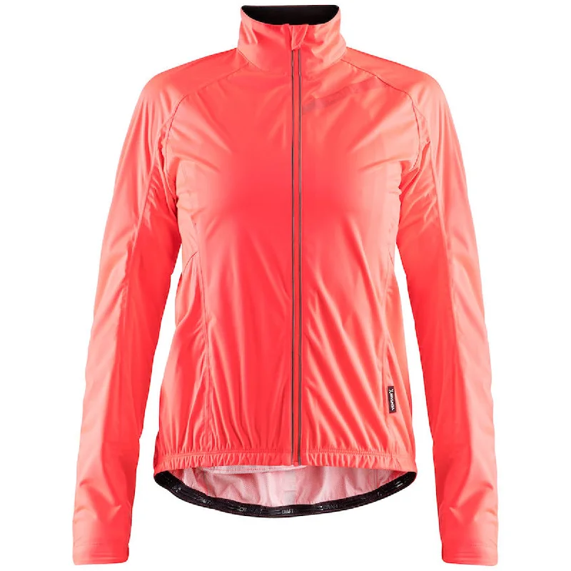 cycling clothing for road trips-Mantellina donna Craft Belle Rain - Rosso