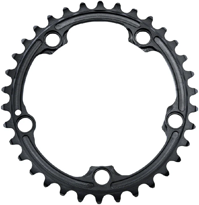 absoluteBLACK Premium Oval 110 BCD 5-Bolt Road Chainring for SRAM