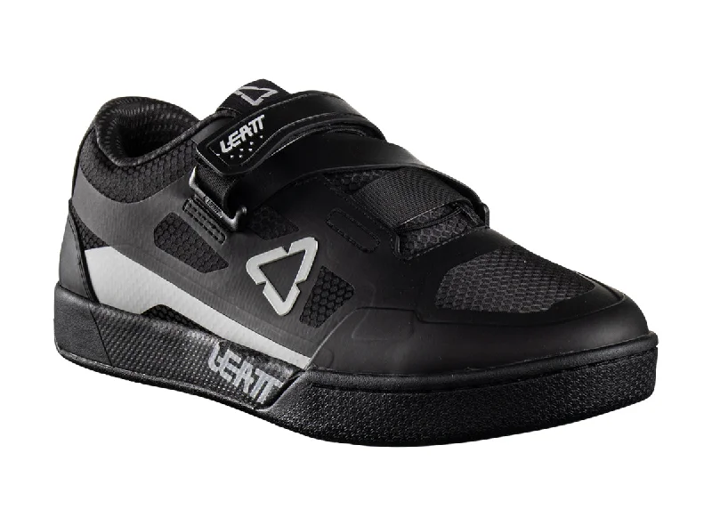 cycling clothing for tough gravel-Leatt 5.0 Clipless MTB Shoe - Black - 2022