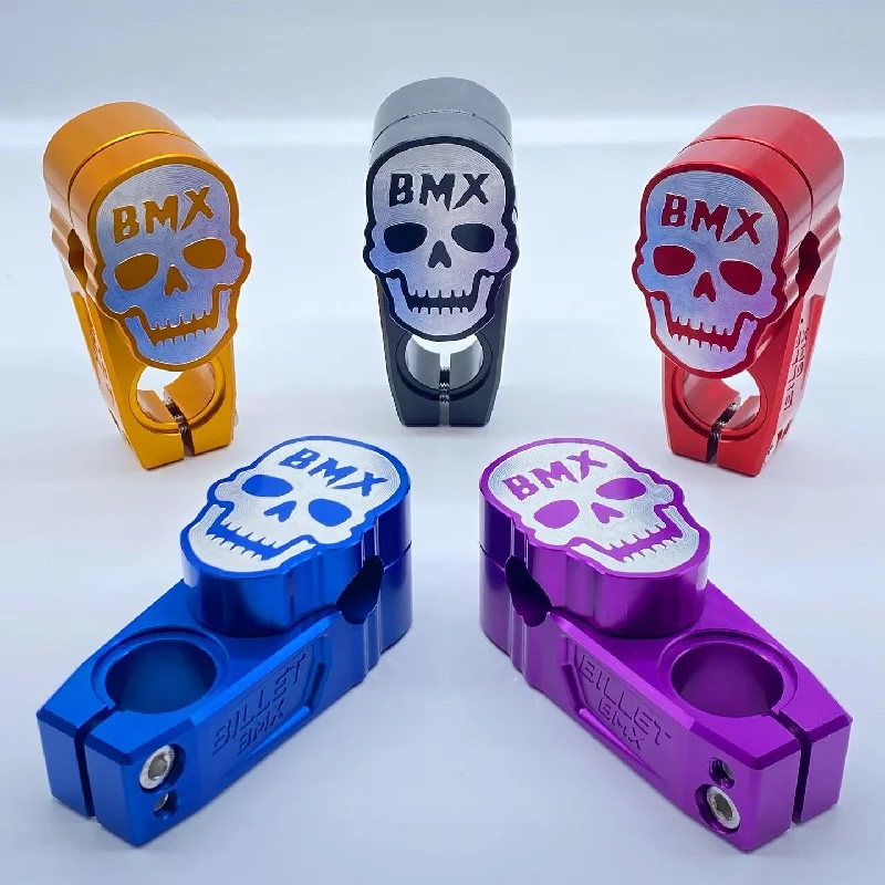 BILLET BMX SKULL TOP LOAD STEM 57MM COLLECTOR SERIES