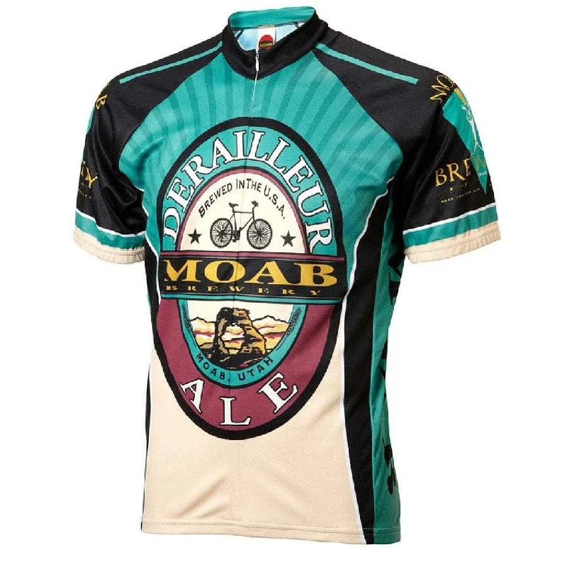 cycling clothing with firm bands-Men's Moab Brewery Derailleur Ale Road Bike Jersey