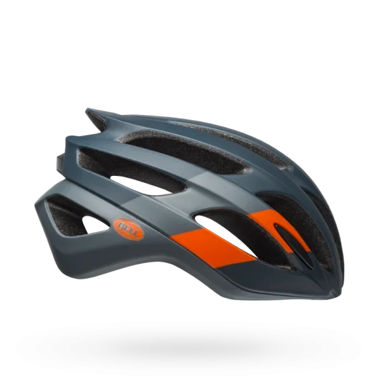 Bicycle helmet fashion tips-Bell Falcon MIPS Road Helmet - Attitude Matt Gloss Slate-Coal-Orange - 2019