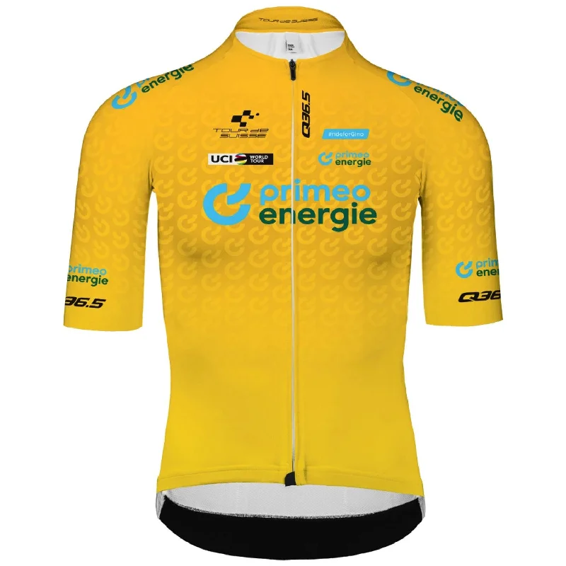 cycling clothing with fast snaps-Maglia Q36.5 Tour de Suisse 2024 Gregarius Pro - Leader