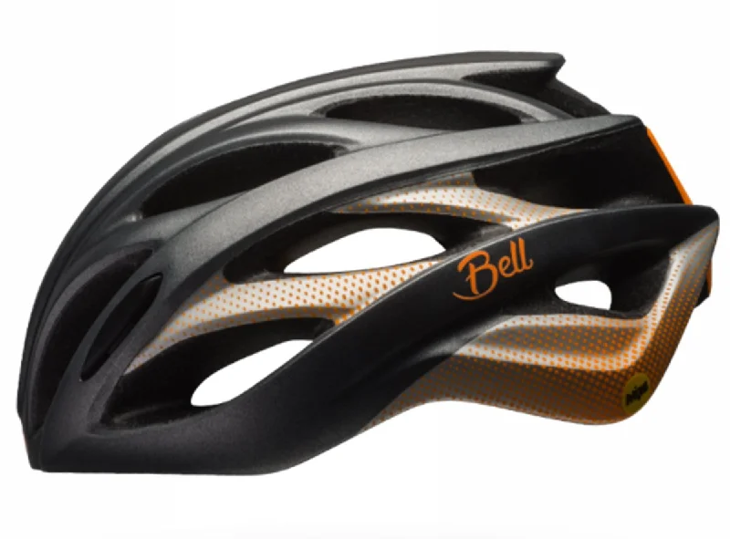 Bicycle helmet loyalty discount-Bell Endeavor MIPS Joy Ride Road Helmet - Womens - Gunmetal-Tangerine