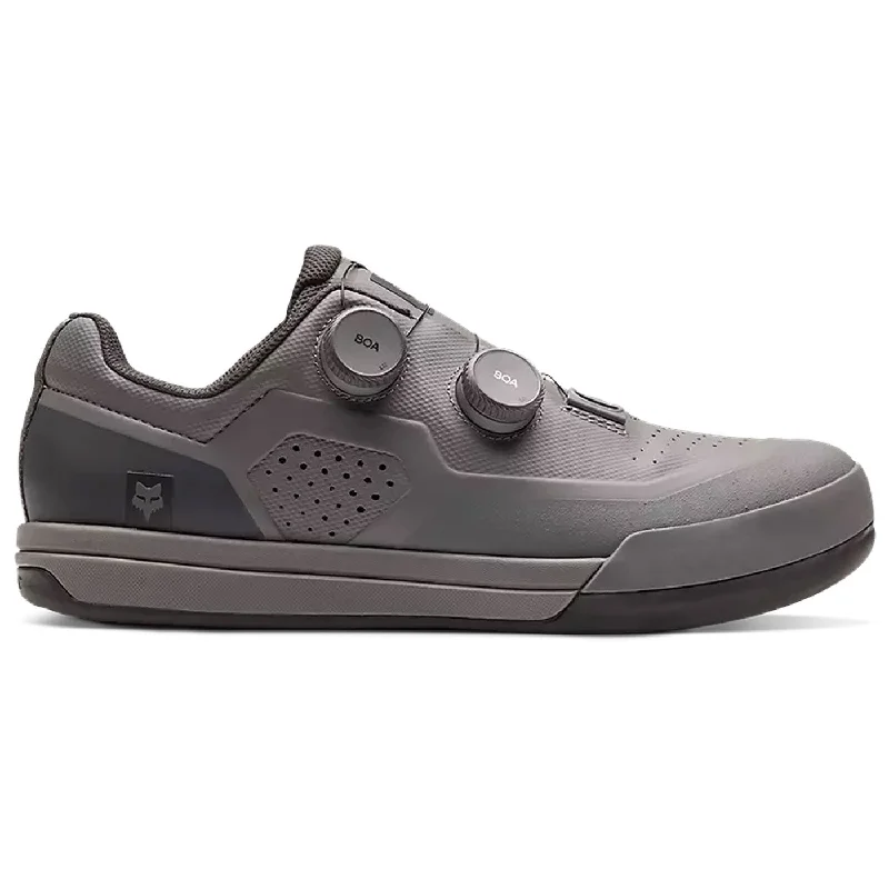 cycling clothing with cozy linings-Scarpe MTB Fox Union Boa - Grigio