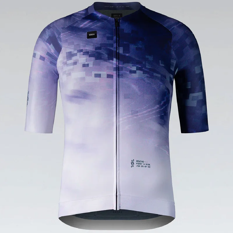 cycling clothing with full sleeves-Maglia Gobik CX Pro 3.0 Blure - Viola